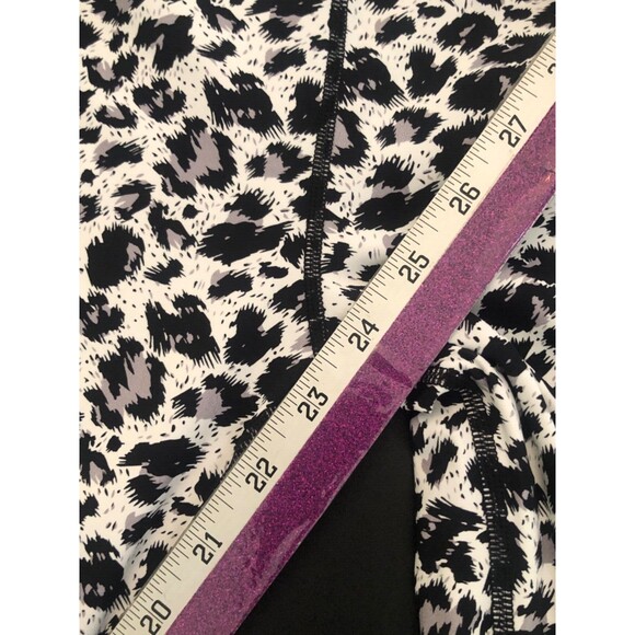 ZYIA ACTIVE WORKOUT LEGGINGS SIDE POCKETS ANIMAL PRINT 4 SMALL - Picture 4 of 8